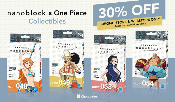 Nanoblock One Piece - Kinokuniya Discount 30 Singapore